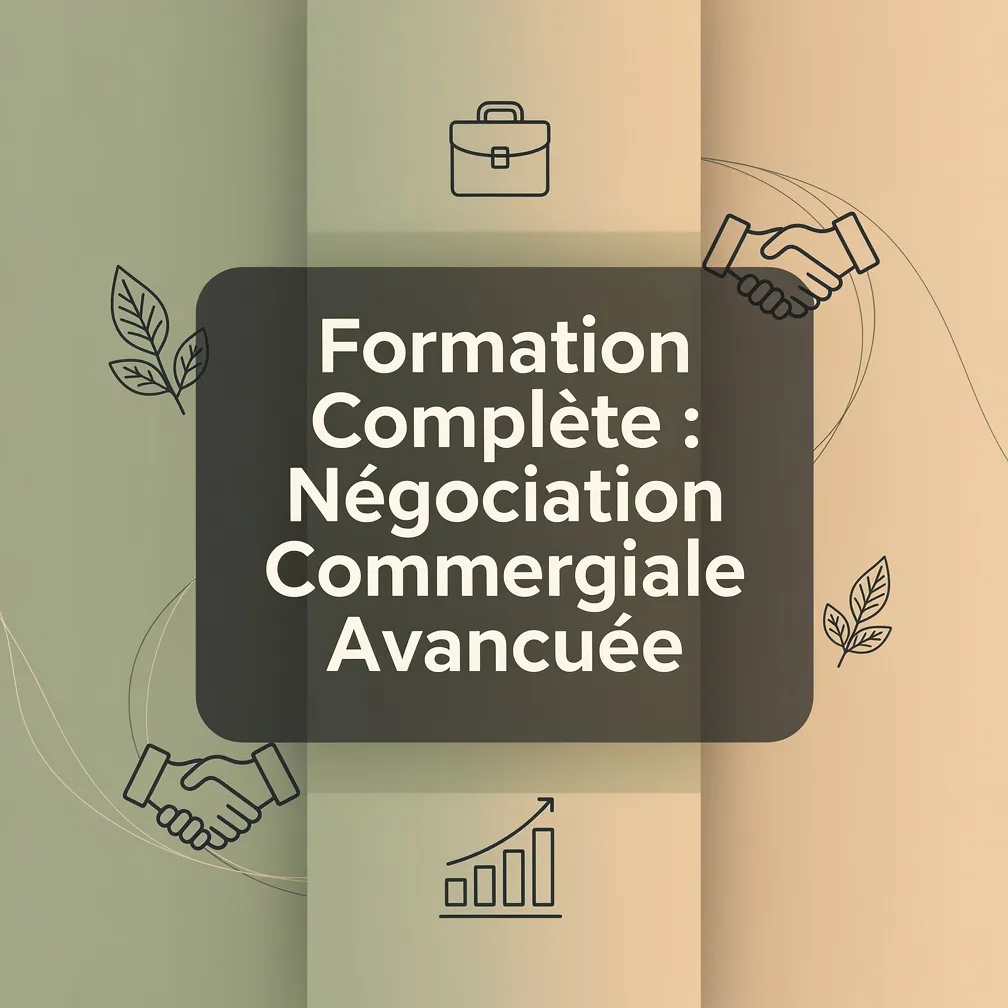 Formation Complète : Négociation Commerciale Avancée