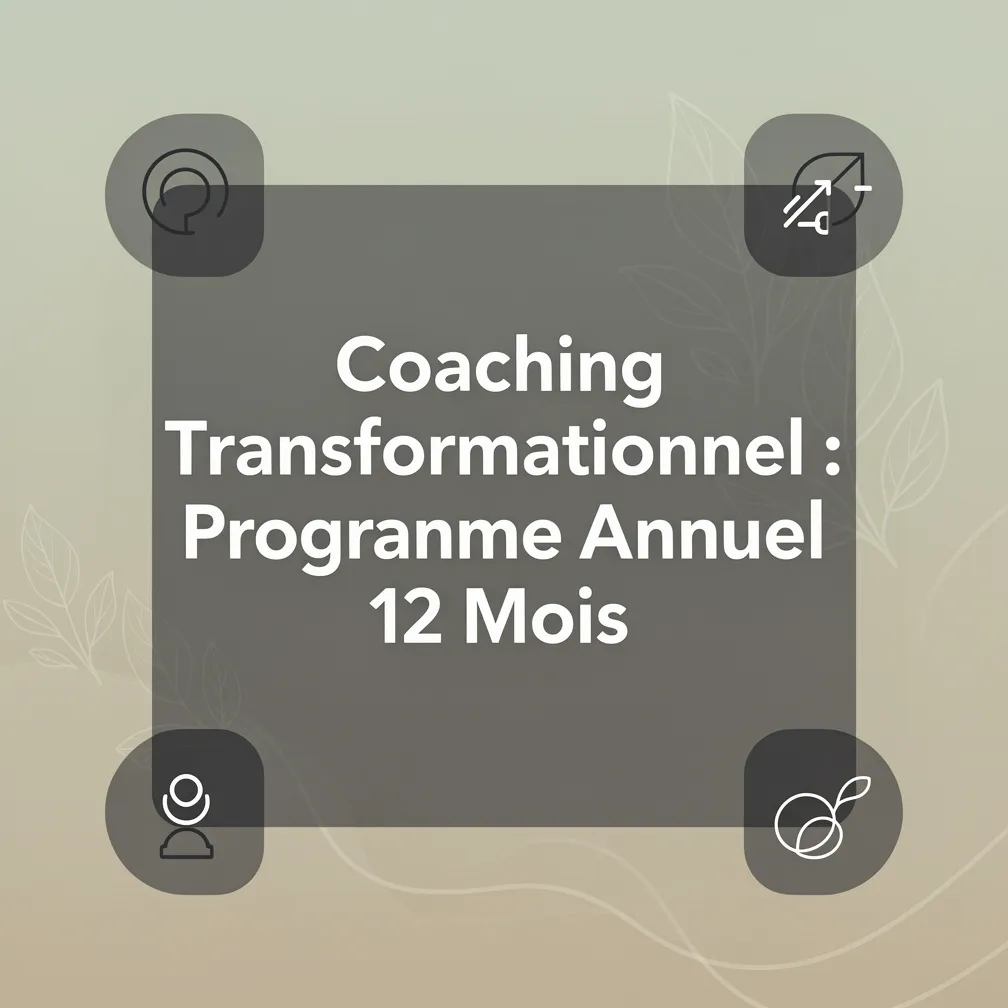 Coaching Transformationnel : Programme Annuel 12 Mois
