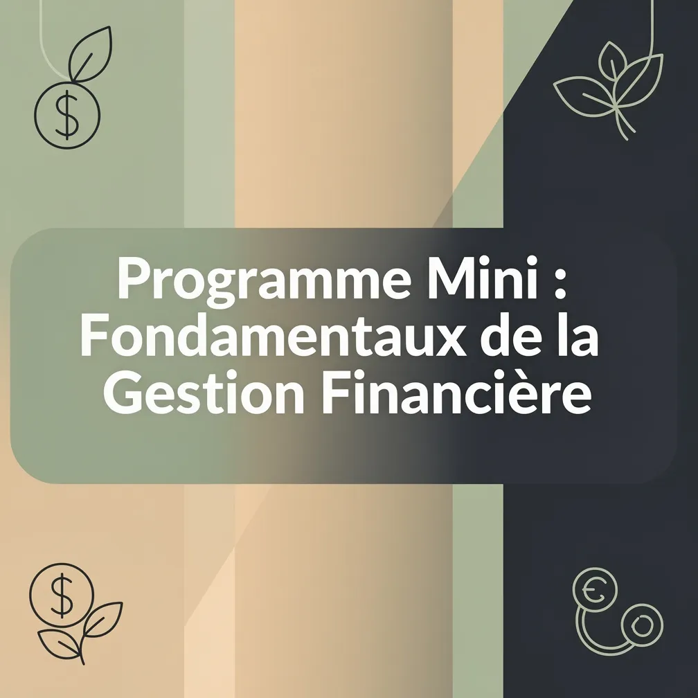 Programme Mini : Fondamentaux de la Gestion Financière